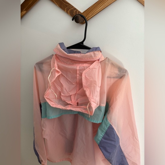 VINTAGE- 80s WINDBREAKER- BROOKS - WOMAN- RUNNING JACKET- Large - Picture 7 of 8